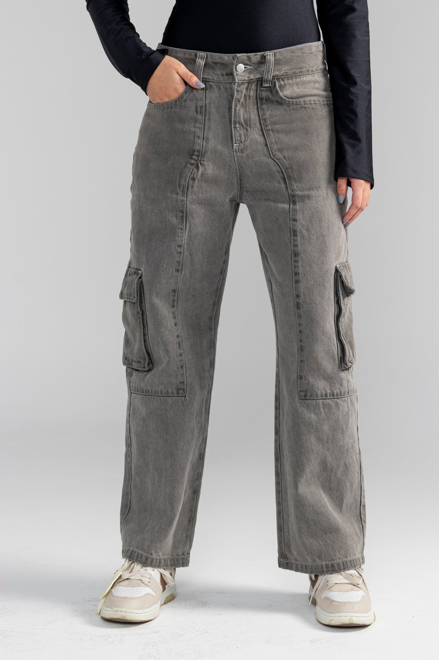 GREY CARGO JEAN